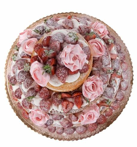 Tort naked cake
