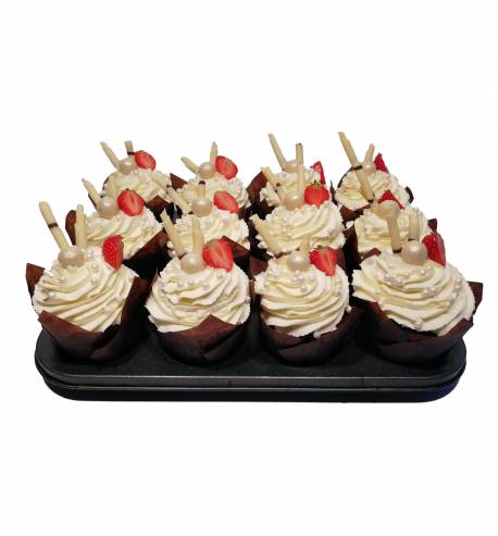 Muffinki z bitą śmietaną 