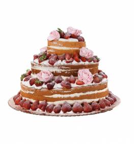 Tort naked cake